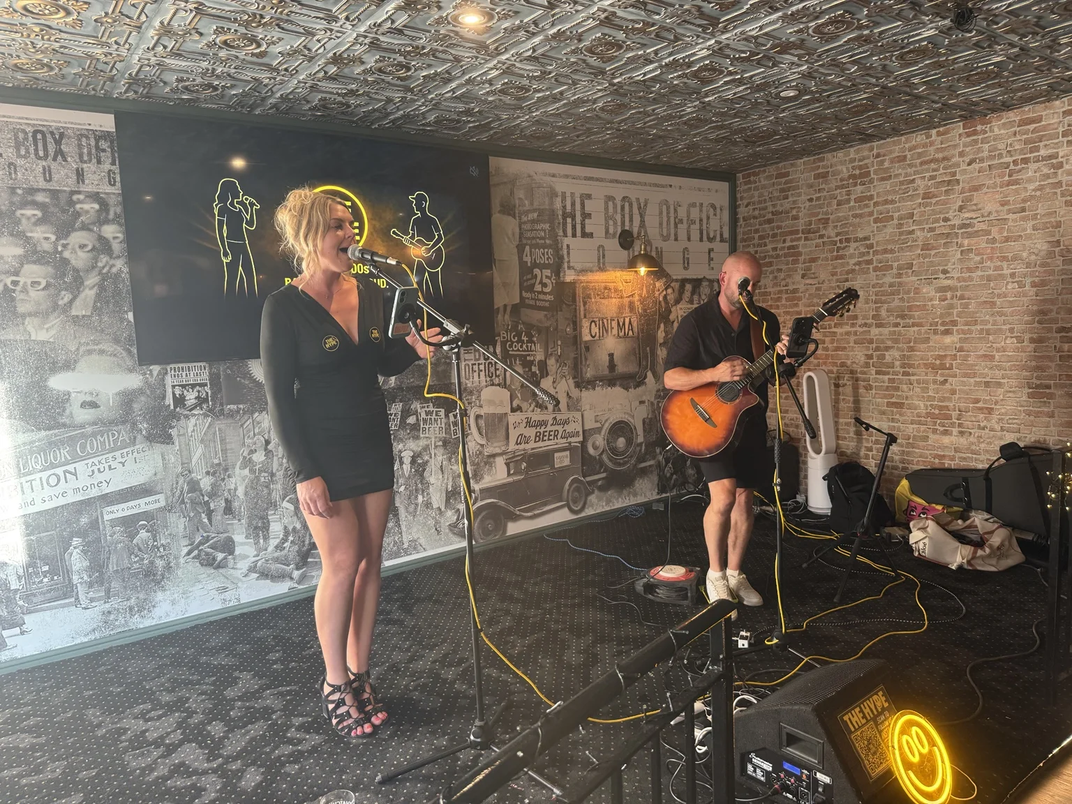 The Hype performing live at The Box Office Lounge